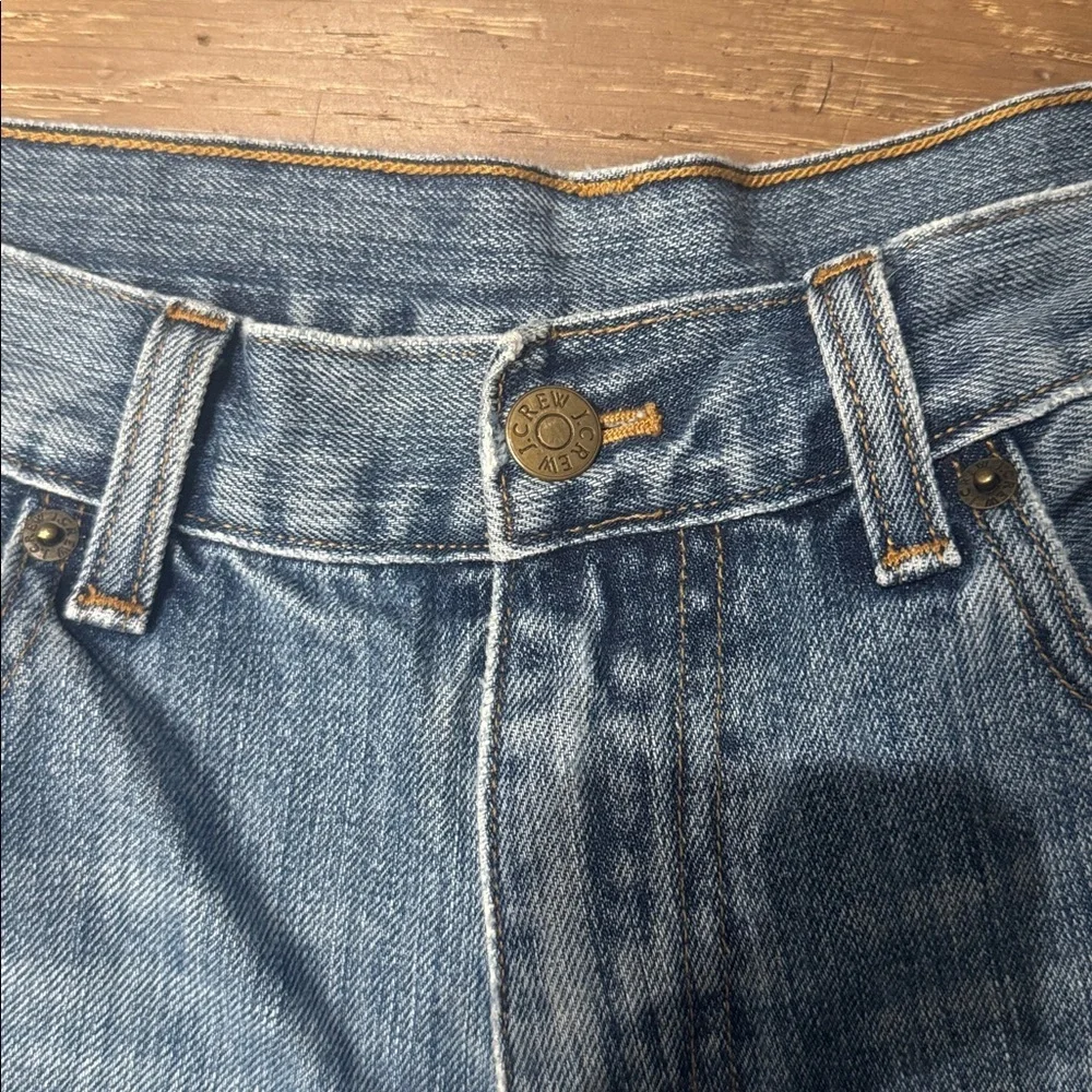 J. Crew Distressed Denim Cutoff Shorts Blue size 33